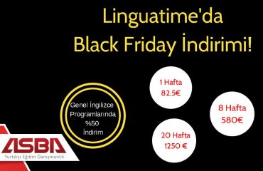 Linguatime'da Black Friday İndirimi!
